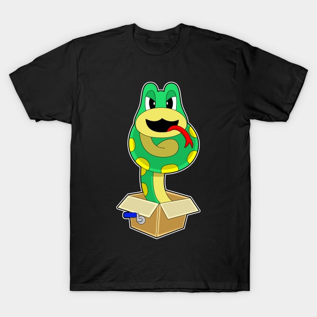 Snake Box T-Shirt by Markus Schnabel